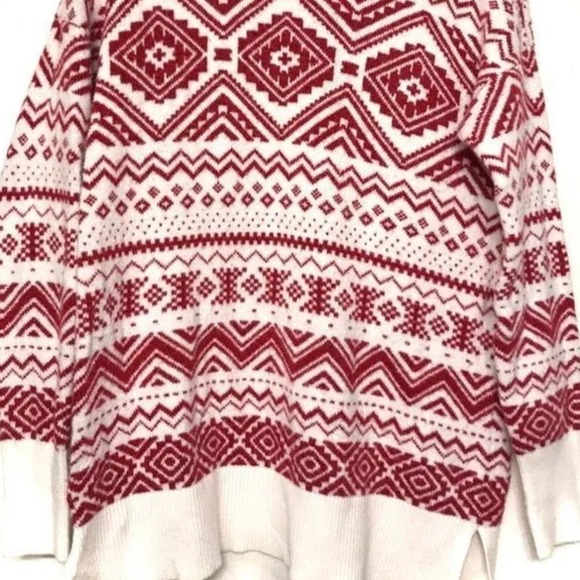 Loft Petite Snowflake Fair Isle Tunic Sweater plus size XXLP - Picture 11 of 12